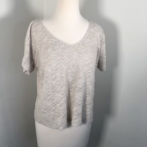 Eileen Fisher S oversized cropped lightweight